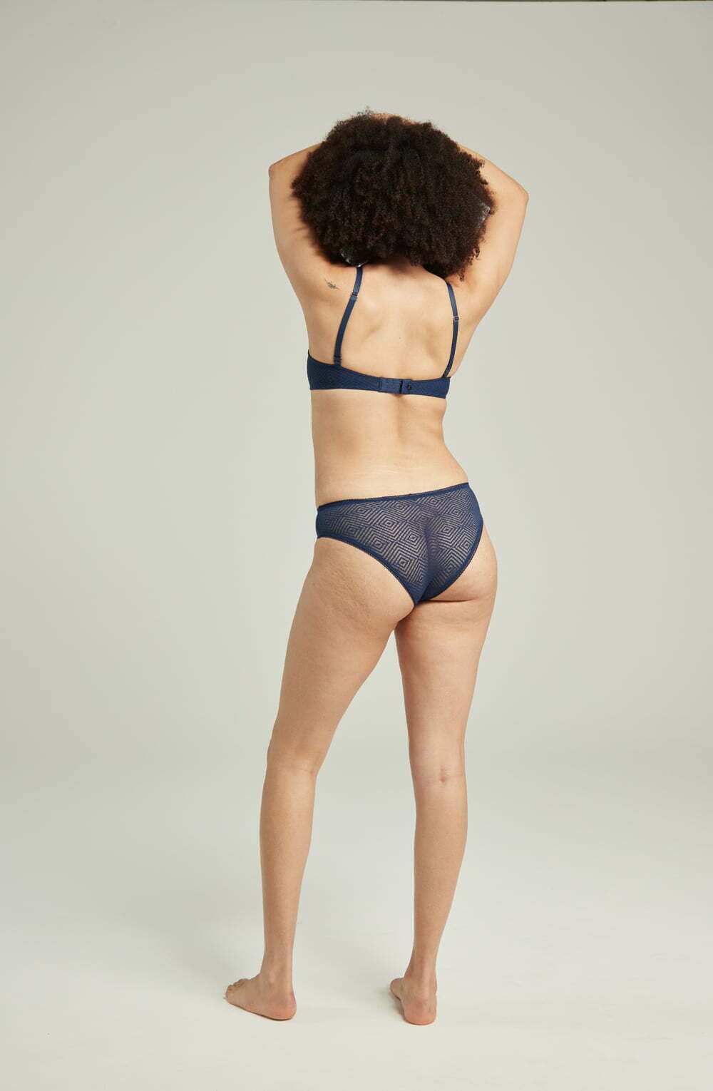 The Sheer Deco Lift Balcony Bra Navy Up to GG Cup – Bras, view 5 of 5
