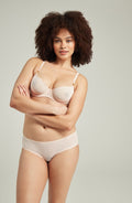 The Sheer Deco Hipster Brief Blush Pink – Underwear, view 1 of 5