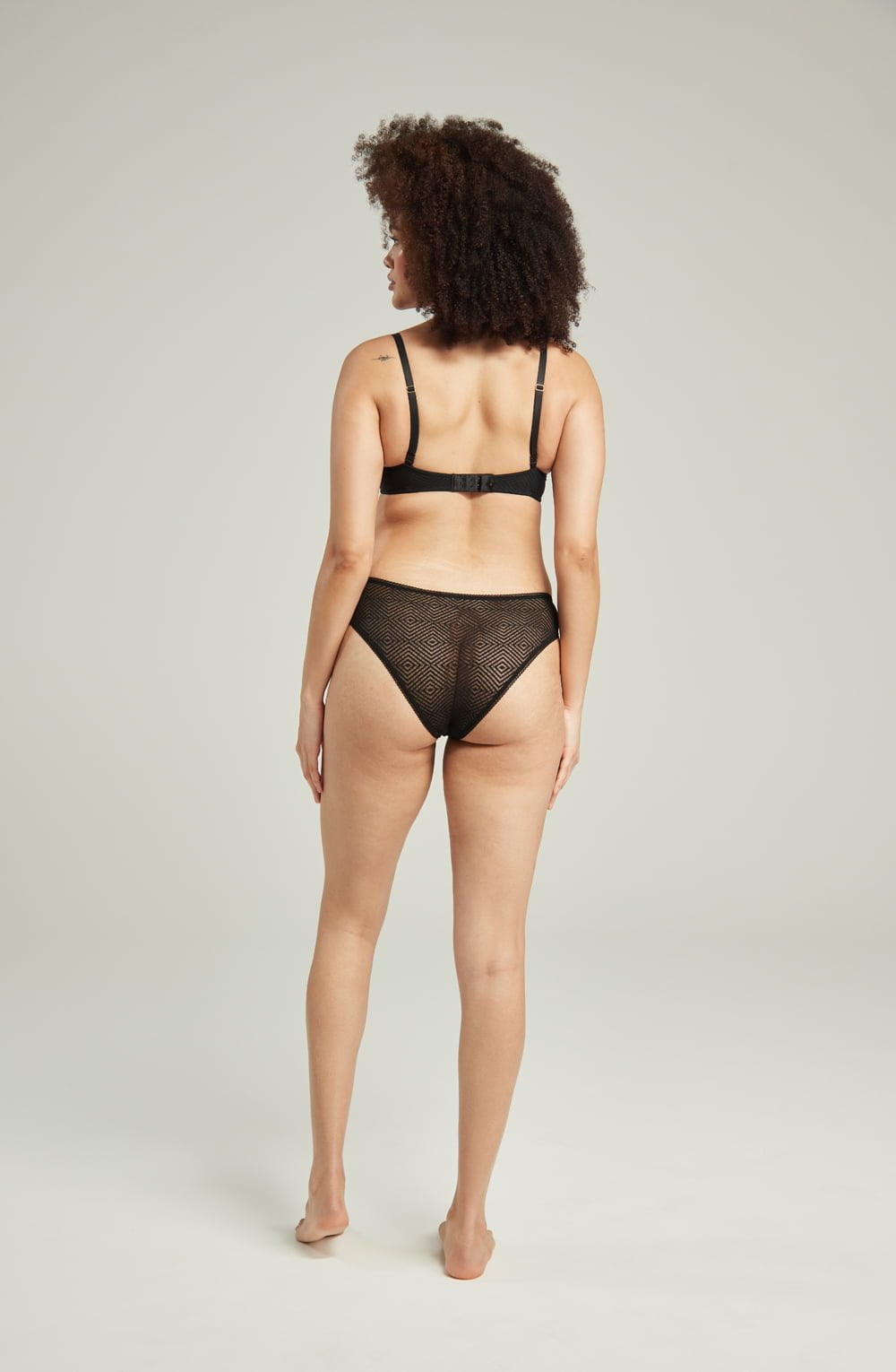The Sheer Deco Lift Balcony Bra Black Up to GG Cup – Bras, view 5 of 6
