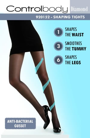 Control Body 920152 Shaping Tights Antracite – Shapewear, view 2 of 2
