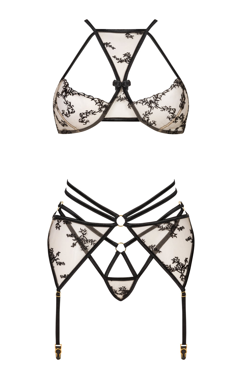 Beauty Night BN6691 Aisha Set Black – Lingerie Sets, view 8 of 10