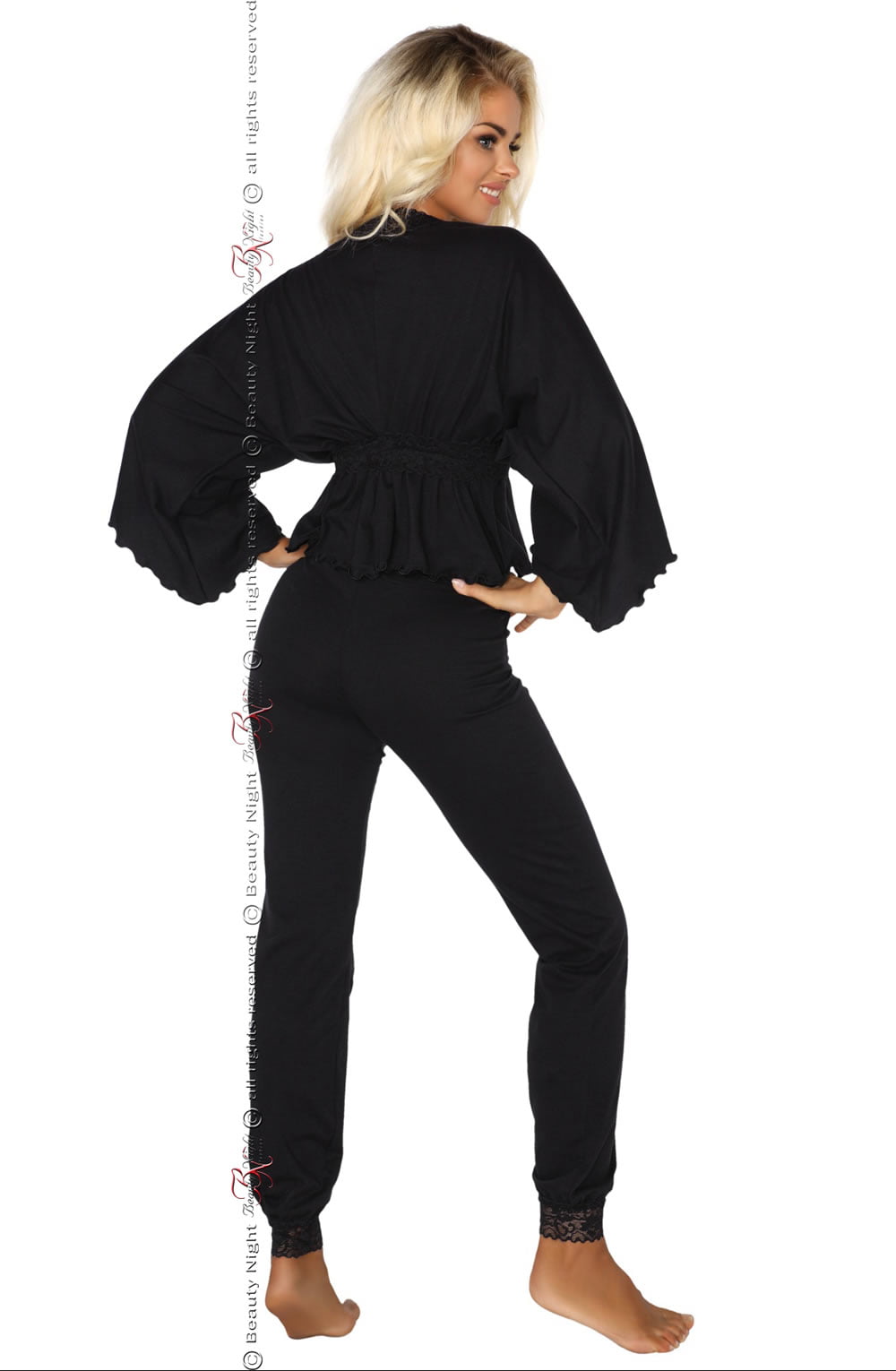 Beauty Night BN6481 Margot Black – Pyjamas, view 2 of 4