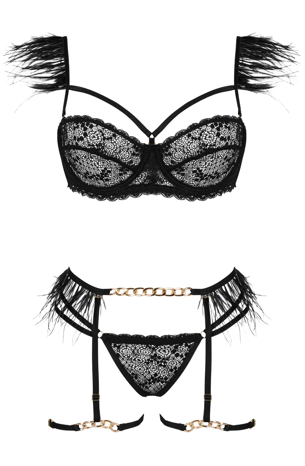 Beauty Night BN6713 Crystal Black – Lingerie Sets, view 2 of 17