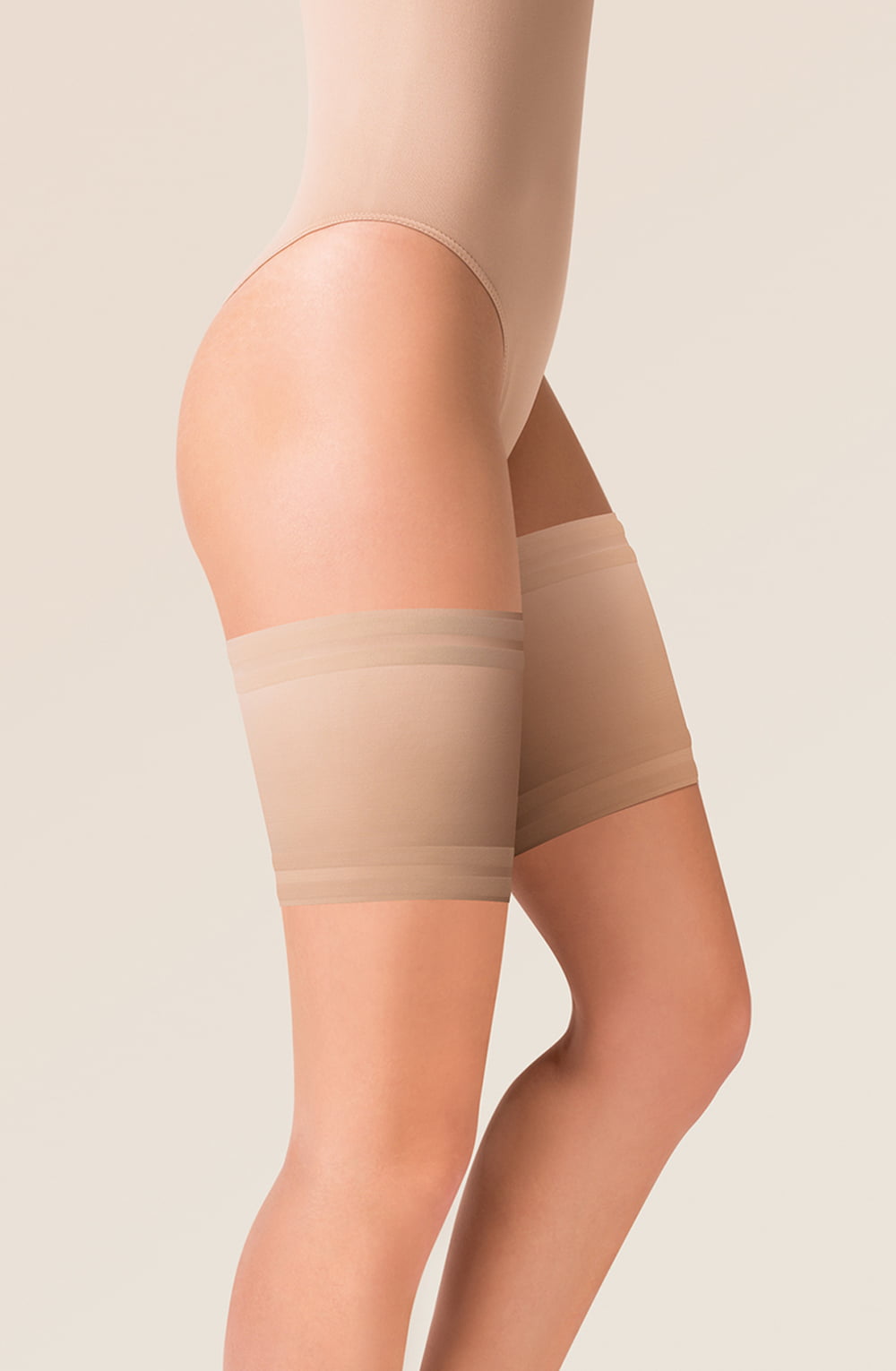 Gabriella Satin Thigh Band 510 Beige – Accessories, view 1 of 2