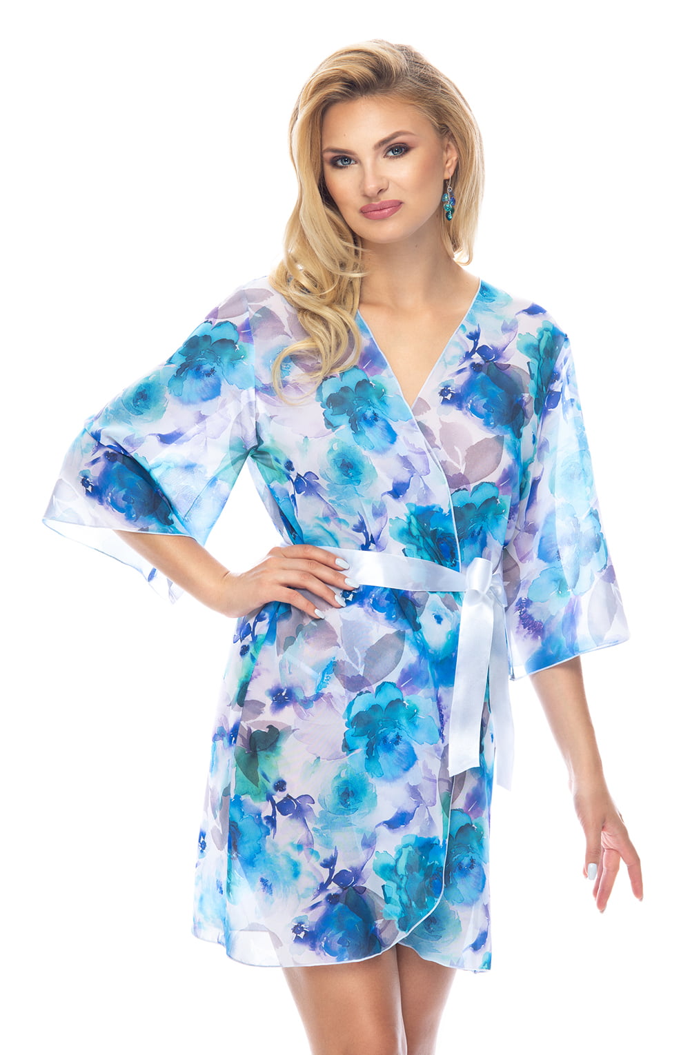 Irall Erotic Kasumi I Dressing Gown Blue – Nightwear, view 1 of 2