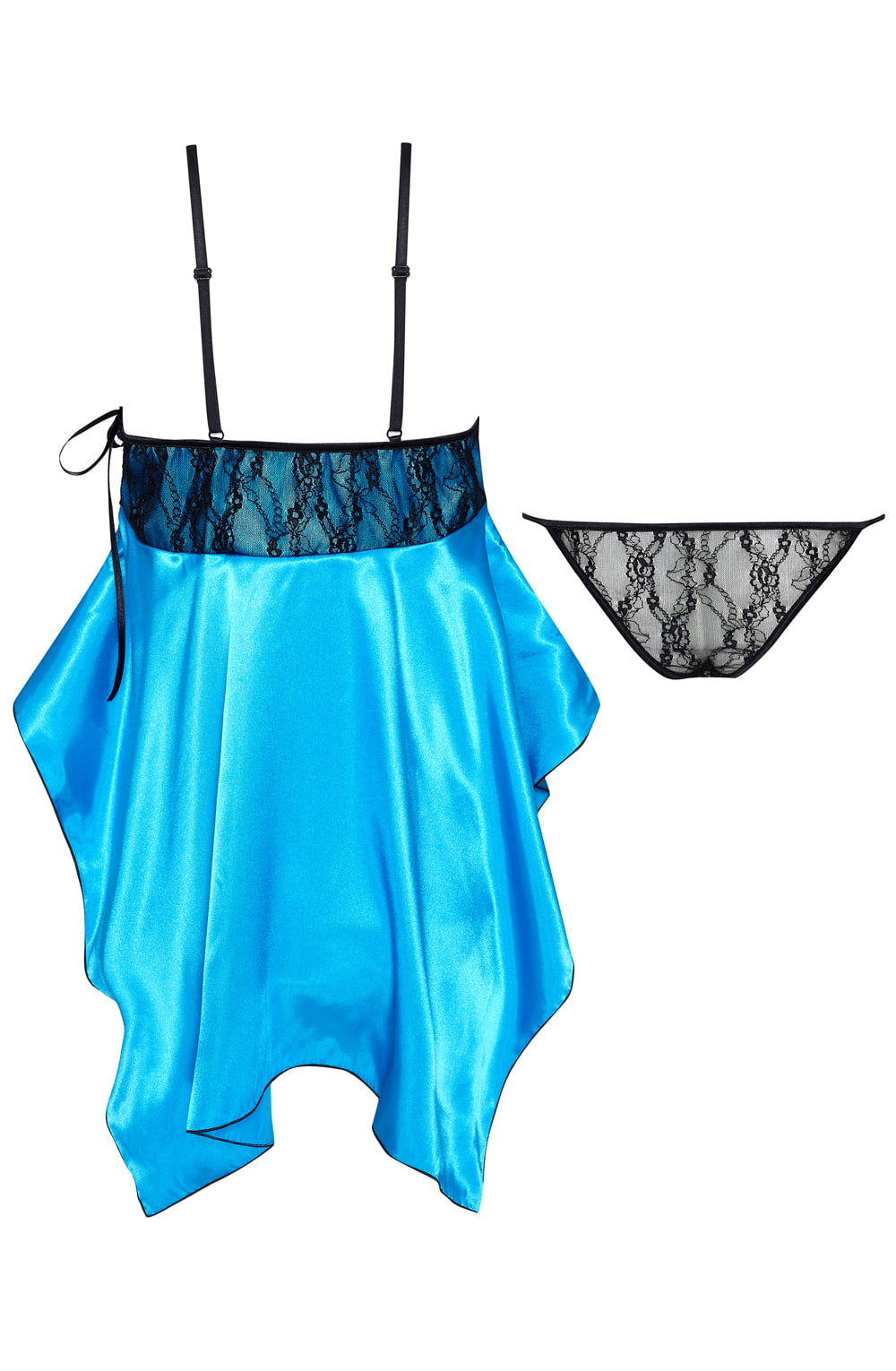 Beauty Night BN6647 Julieta Chemise Turquoise – Chemises, view 4 of 9