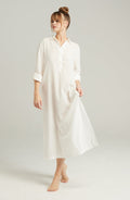 The Maxi Shirt Organic Cotton White – Pyjamas, view 1 of 5