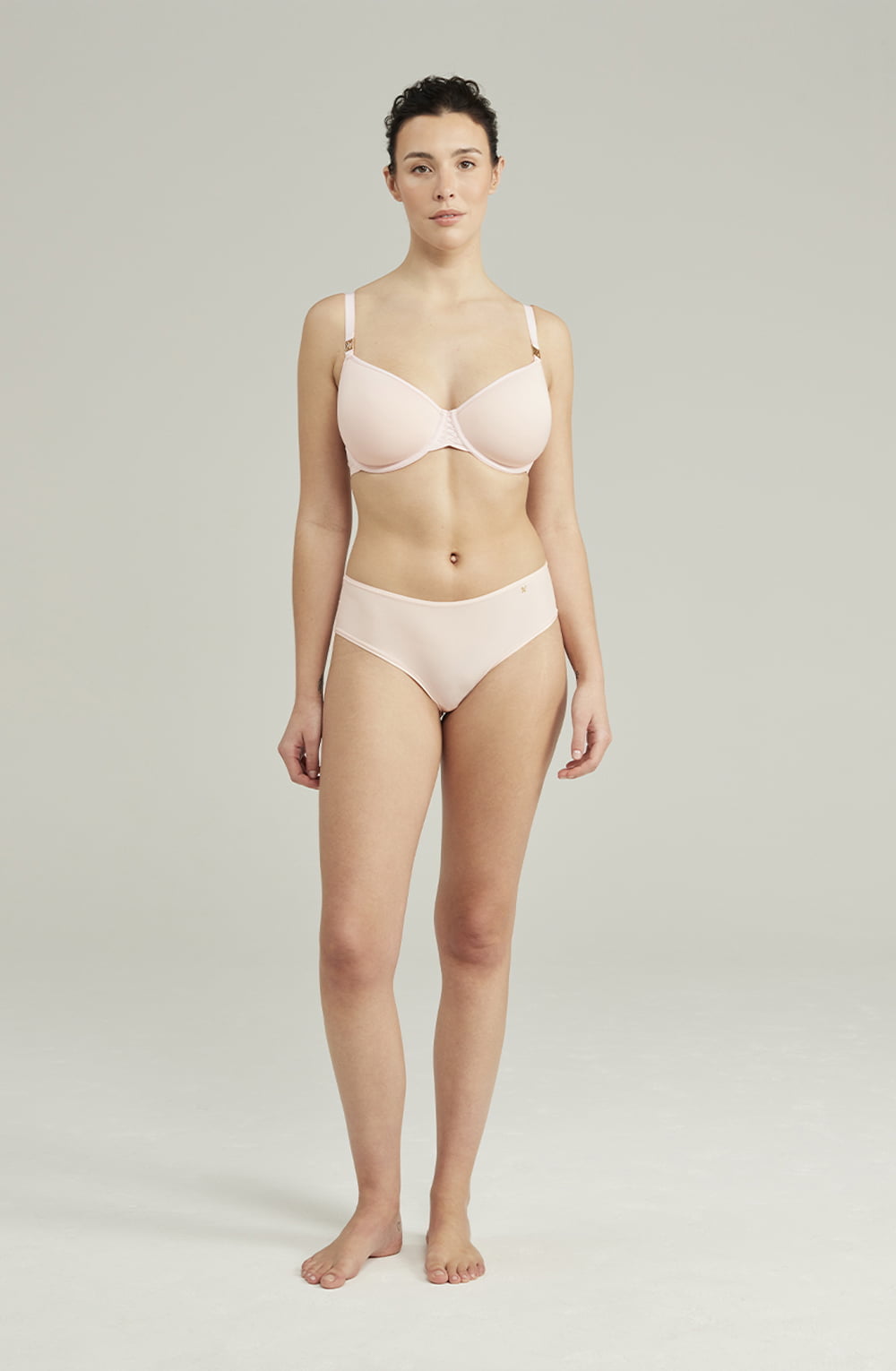 The Second Skin Stretch Mid Rise Waist Brief Blush Pink – Underwear, view 6 of 6