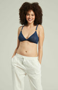 The Sheer Deco Easy Does It Bralette Navy Up to G Cup – Bras, view 1 of 5