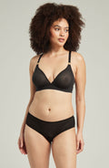 The Sheer Deco Hipster Brief Black – Underwear, view 1 of 5