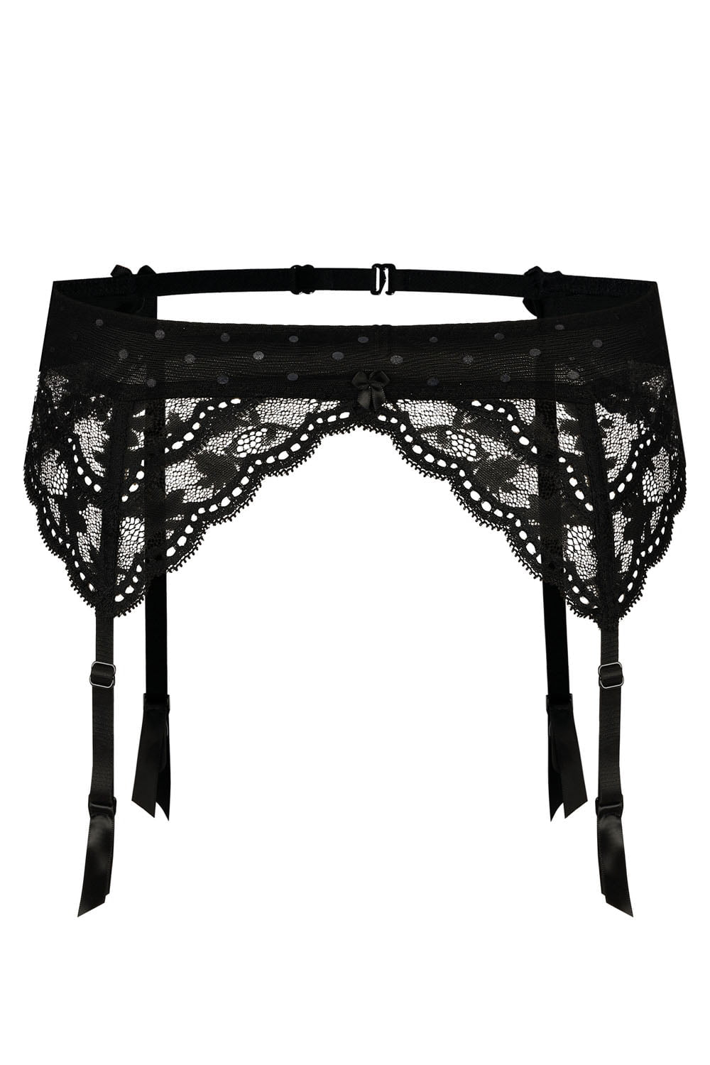 Roza Lagerta Suspender Belt Black – Suspender Belts, view 4 of 5