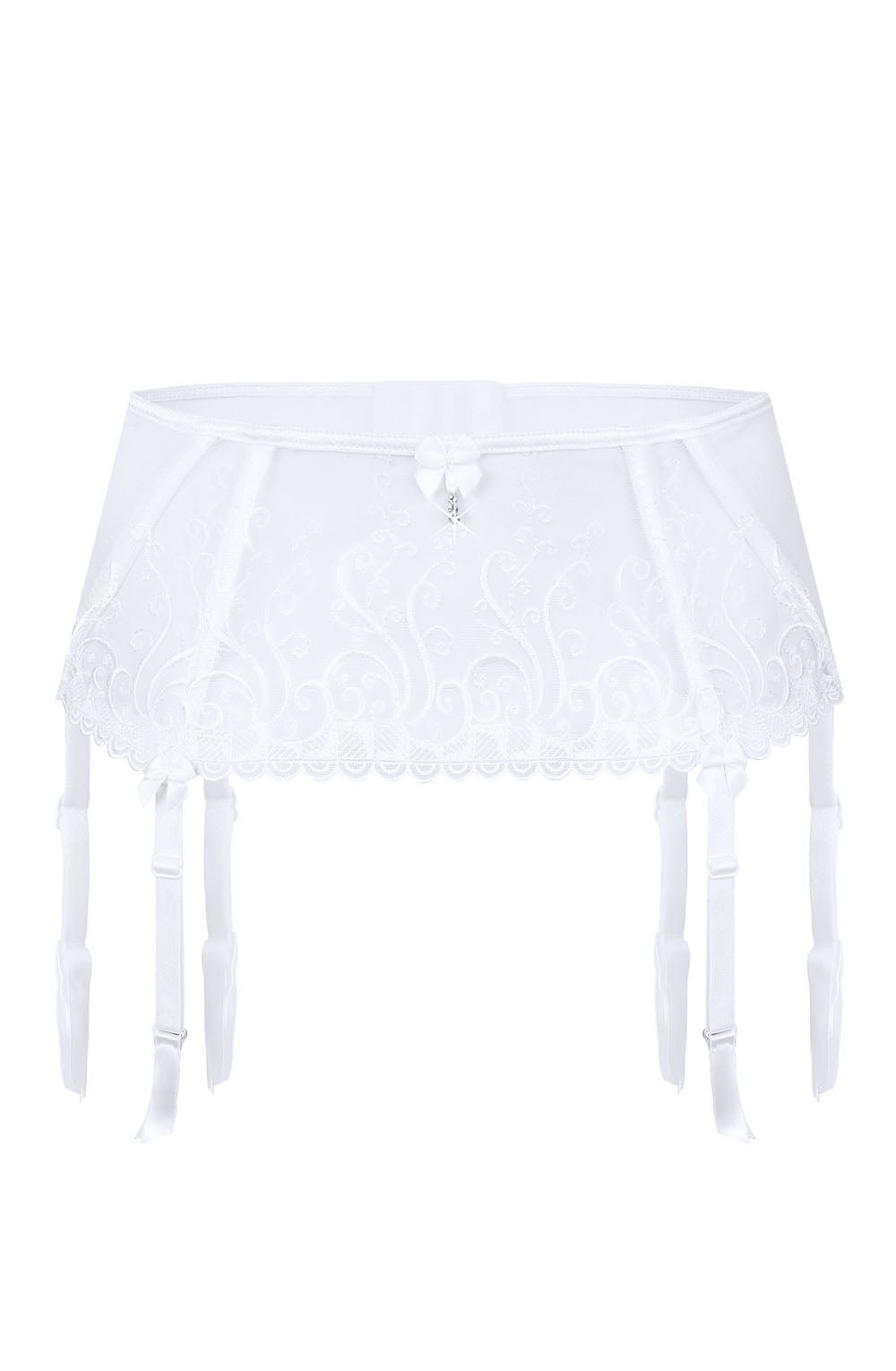 Roza Anuk Suspender Belt White – Suspender Belts, view 3 of 4