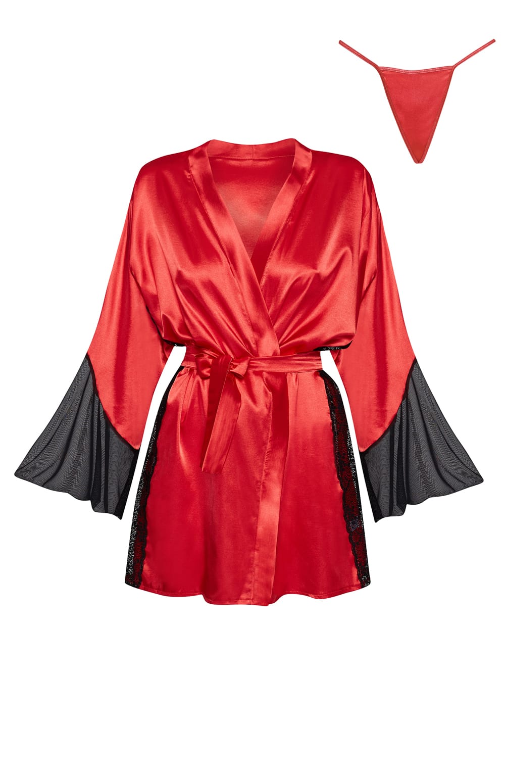 Beauty Night BN6667 Sara Peignoir Red – Nightwear, view 2 of 9