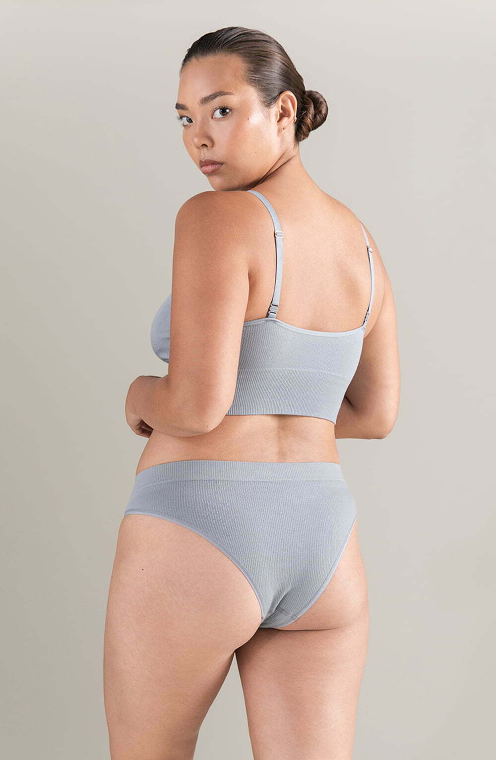 The TENCEL™ Seamless Bralette Storm Grey – Bras, view 4 of 5
