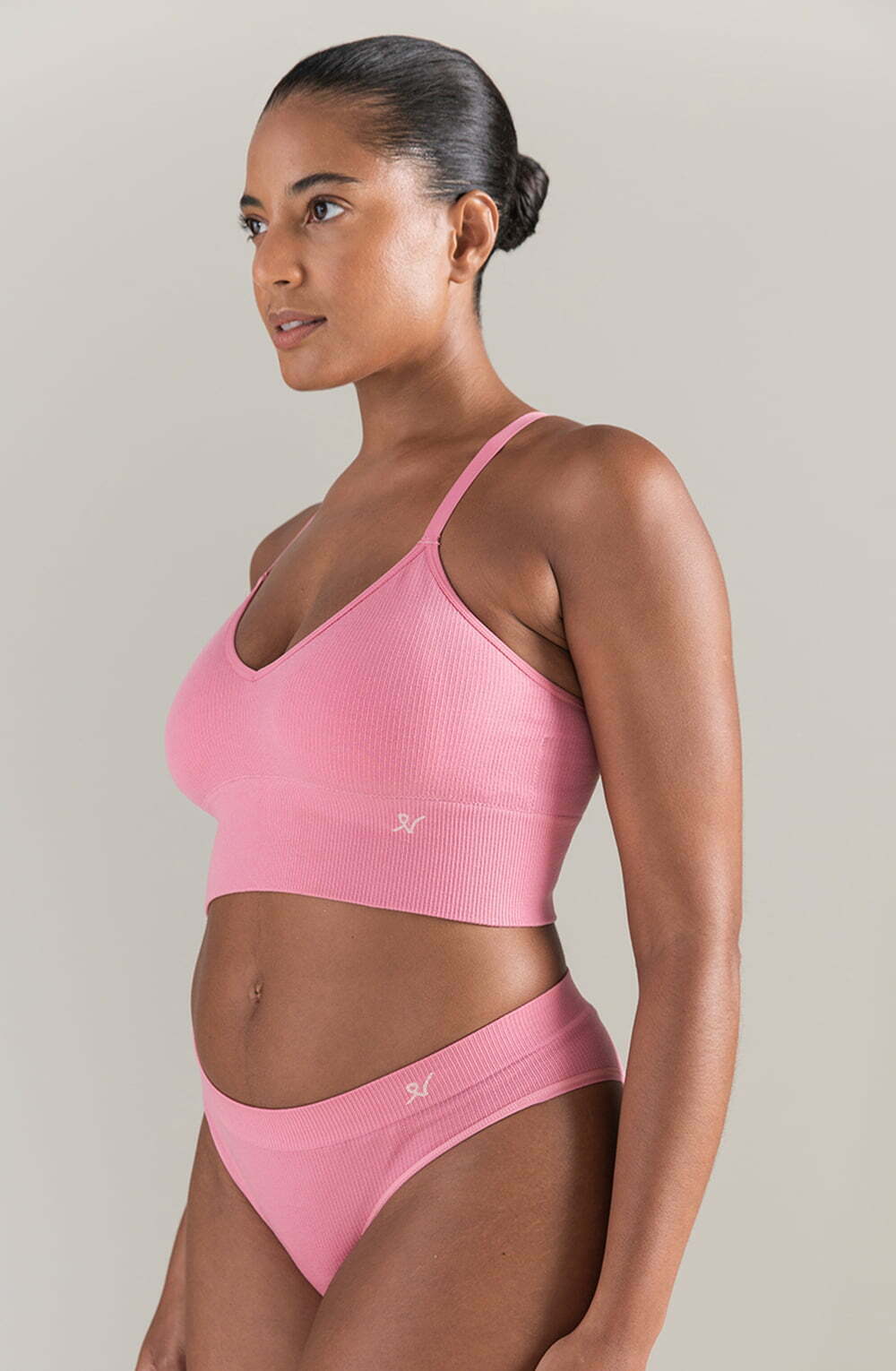 The TENCEL™ Seamless Bralette Rose Pink – Bras, view 2 of 5
