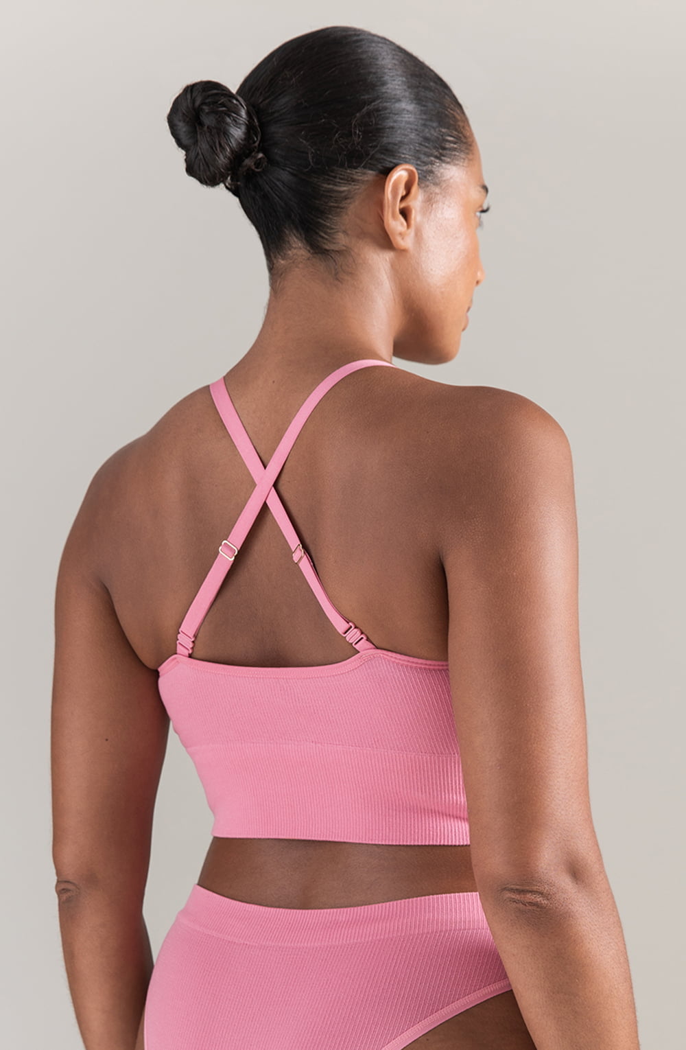 The TENCEL™ Seamless Bralette Rose Pink – Bras, view 5 of 5