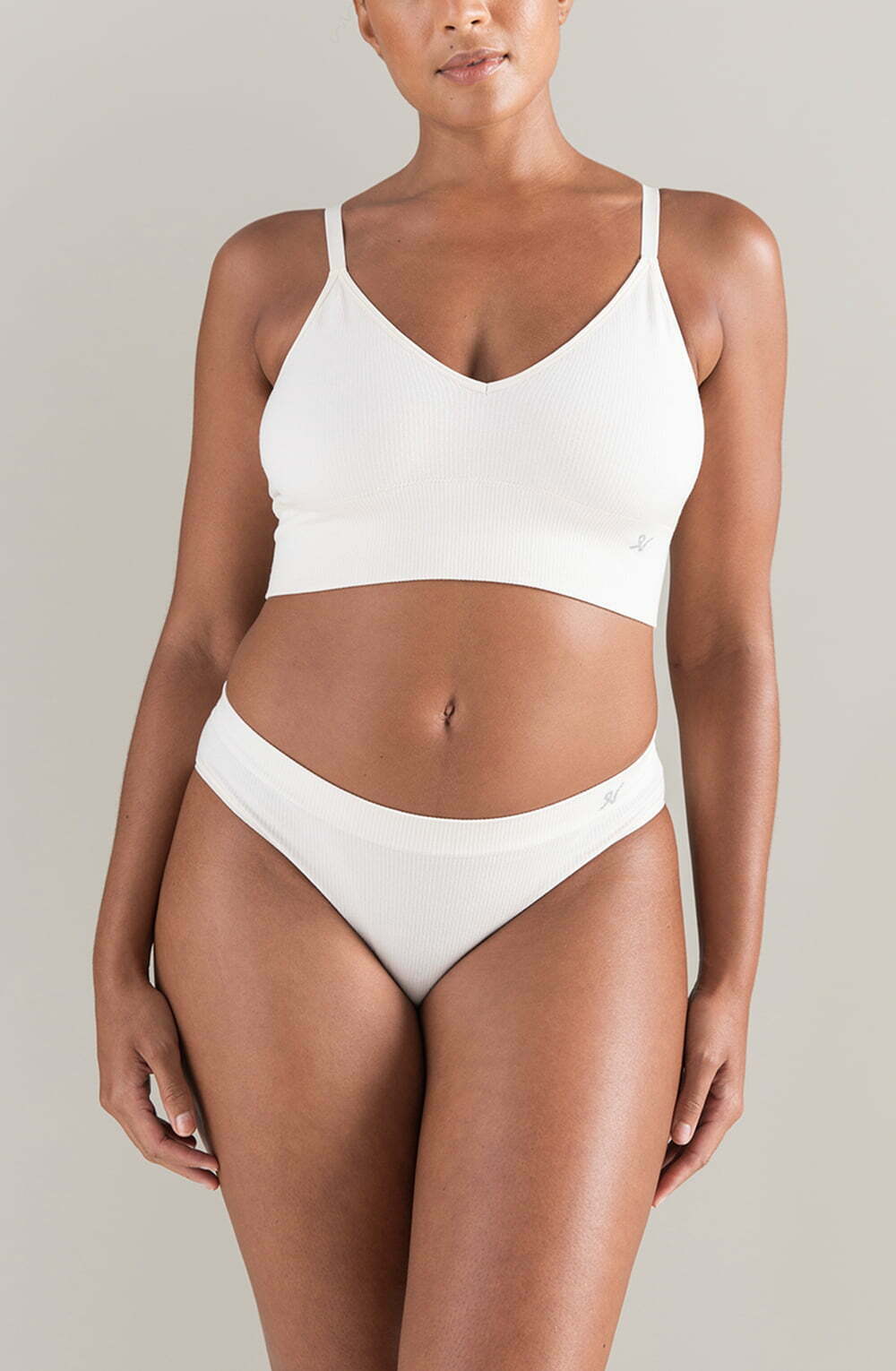 The TENCEL™ High Leg Brief White Sand – Underwear, view 2 of 5