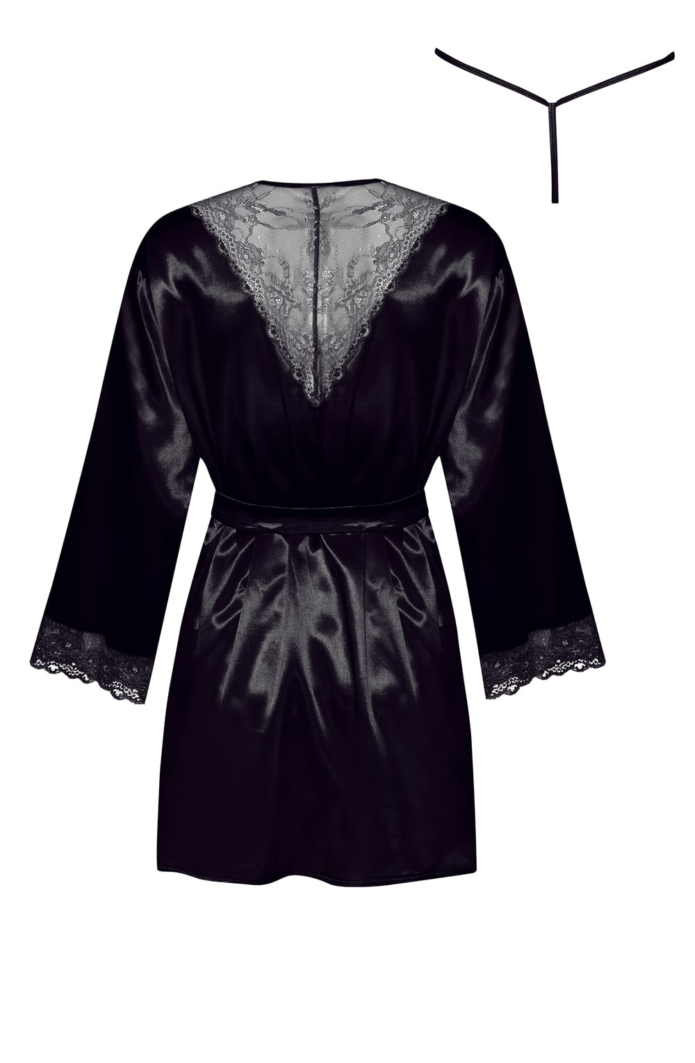 Beauty Night BN6669 Sherie Peignoir Black – Nightwear, view 4 of 9