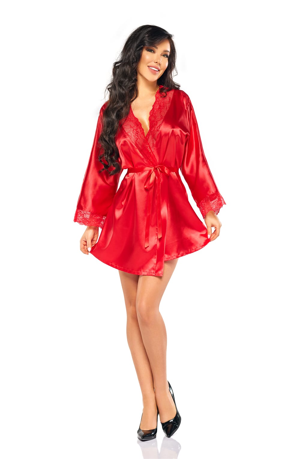 Beauty Night BN6670 Sherie Peignoir Red – Nightwear, view 3 of 7