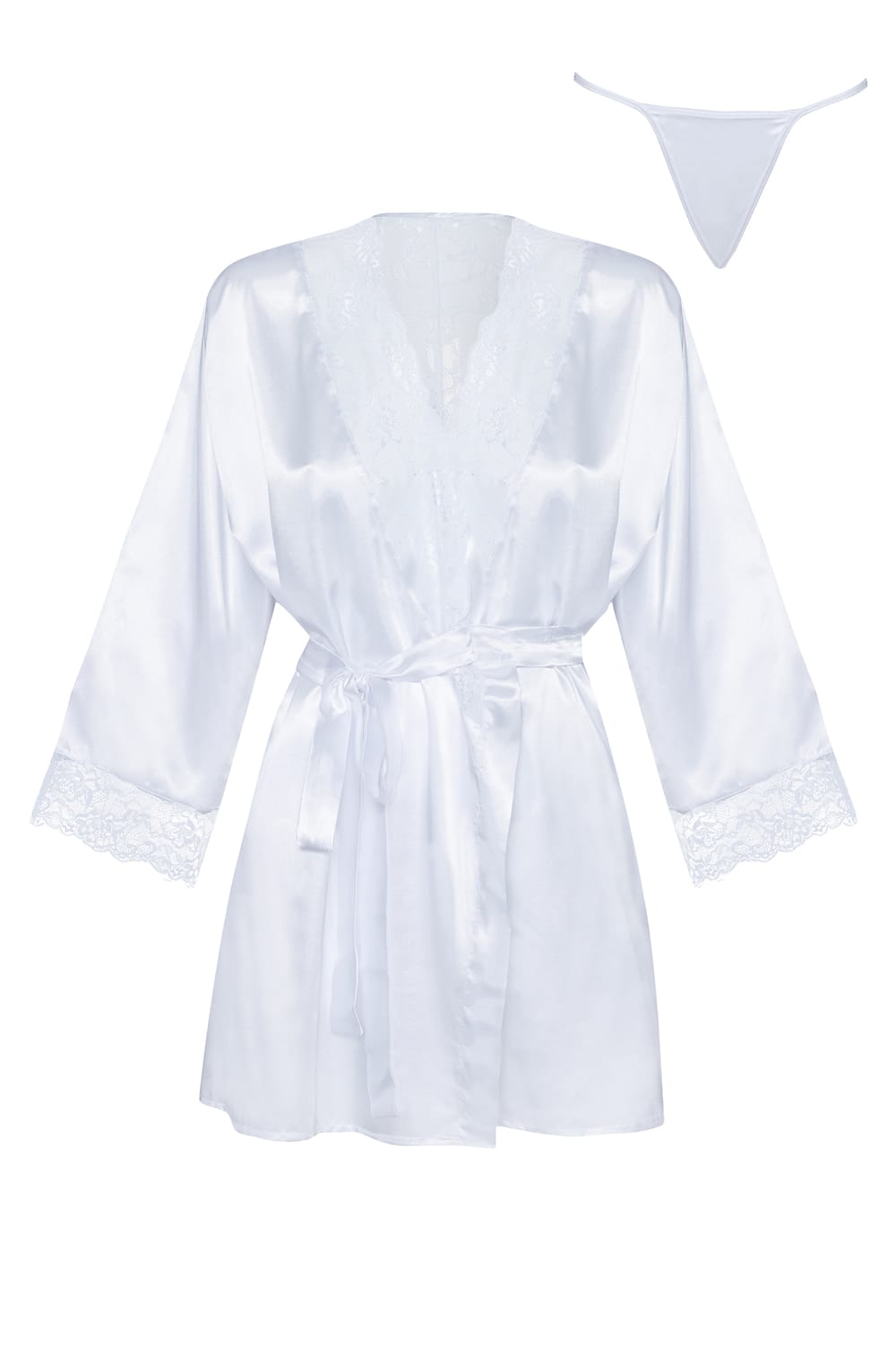 Beauty Night BN6672 Sherie Peignoir White – Nightwear, view 2 of 9