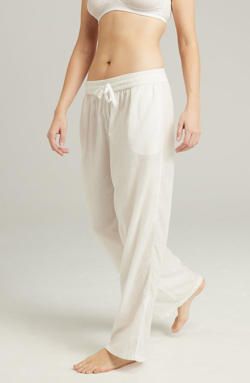 The Classic Trouser Organic Cotton White – Pyjamas, view 3 of 5