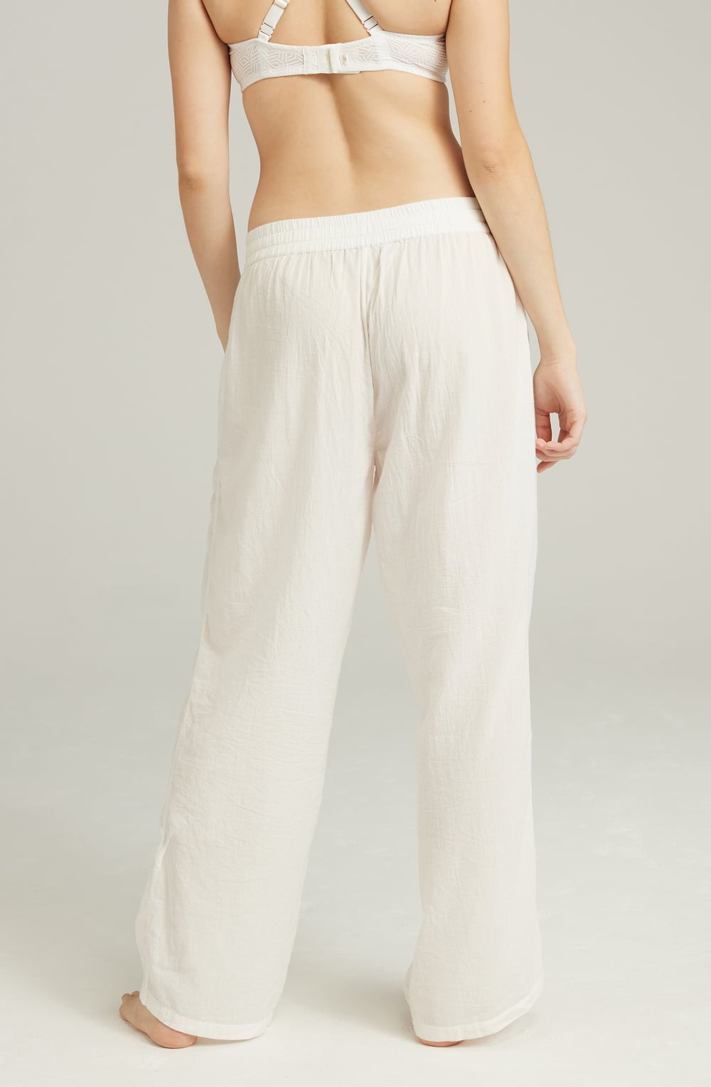 The Classic Trouser Organic Cotton White – Pyjamas, view 4 of 5