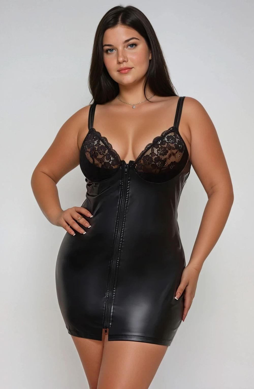 YesX YX732Q Zippy Sexy Black Dress – Dresses, view 1 of 3
