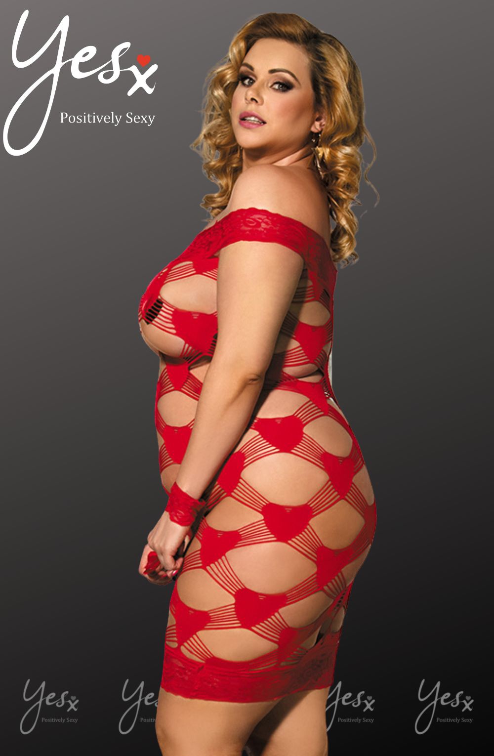 YesX YX822Q Plus Size Hearts & Handcuffs! – Dresses, view 2 of 7