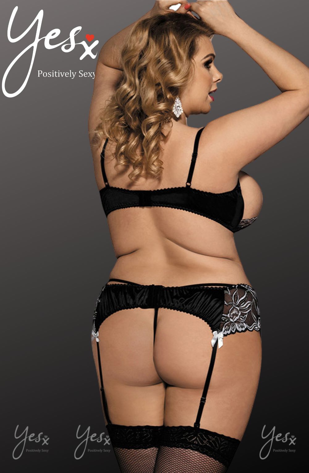 YesX YX825Q Bra Set Black – Lingerie Sets, view 2 of 7