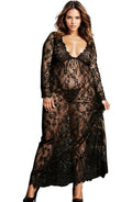YesX YX826Q Long Gown & Thong – Nightwear, view 1 of 6