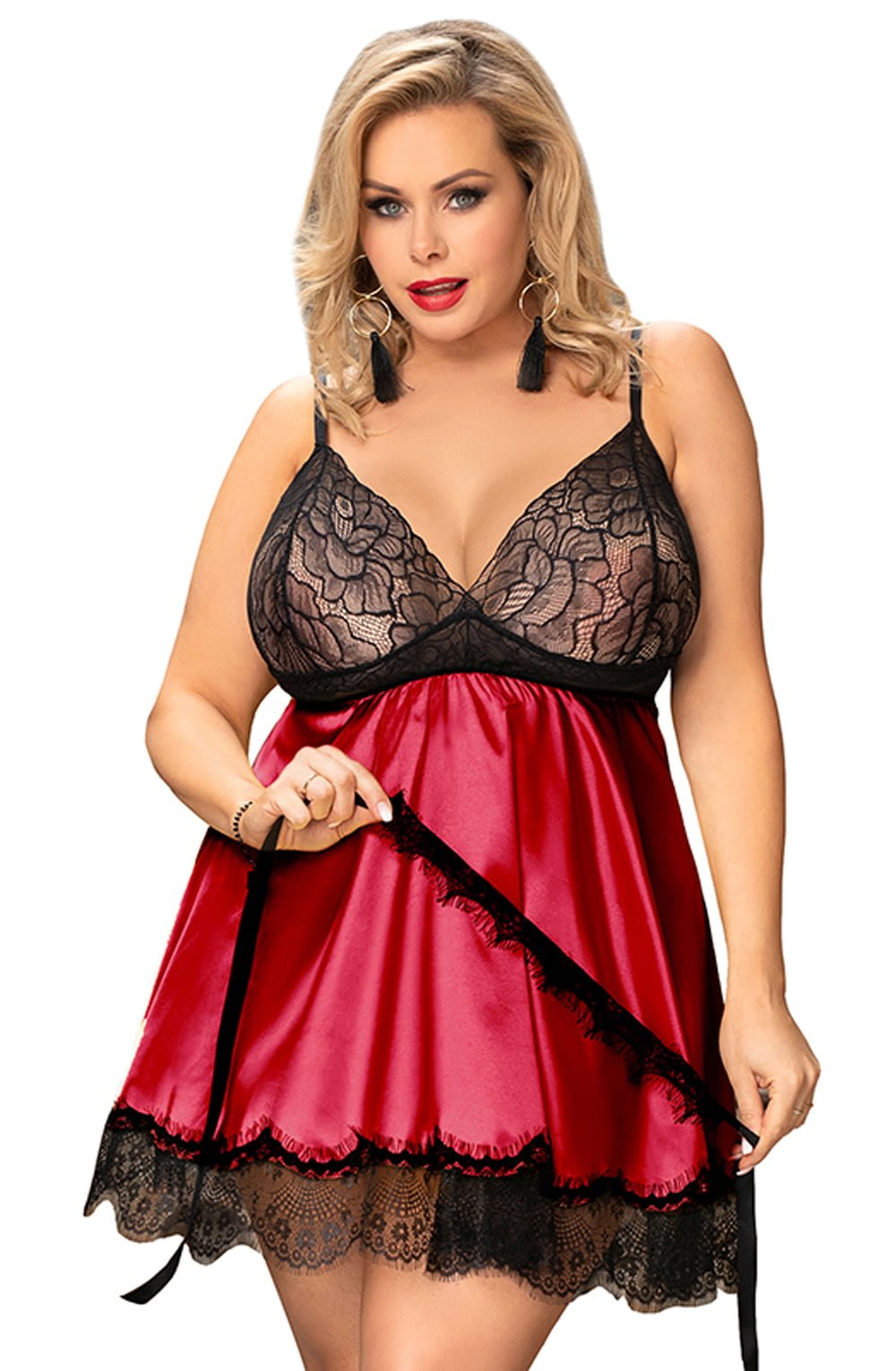 YesX YX832Q Babydoll & Blindfold – Babydolls, view 7 of 9