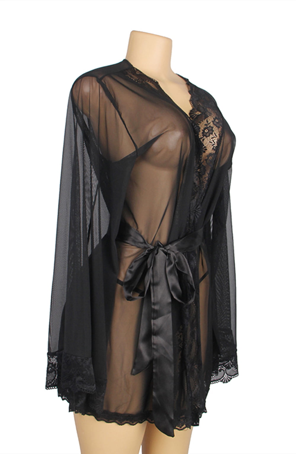YesX YX843 Dressing Gown – Nightwear, view 3 of 11