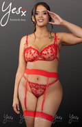 YesX YX845Q Red Bra Set – Lingerie Sets, view 1 of 7