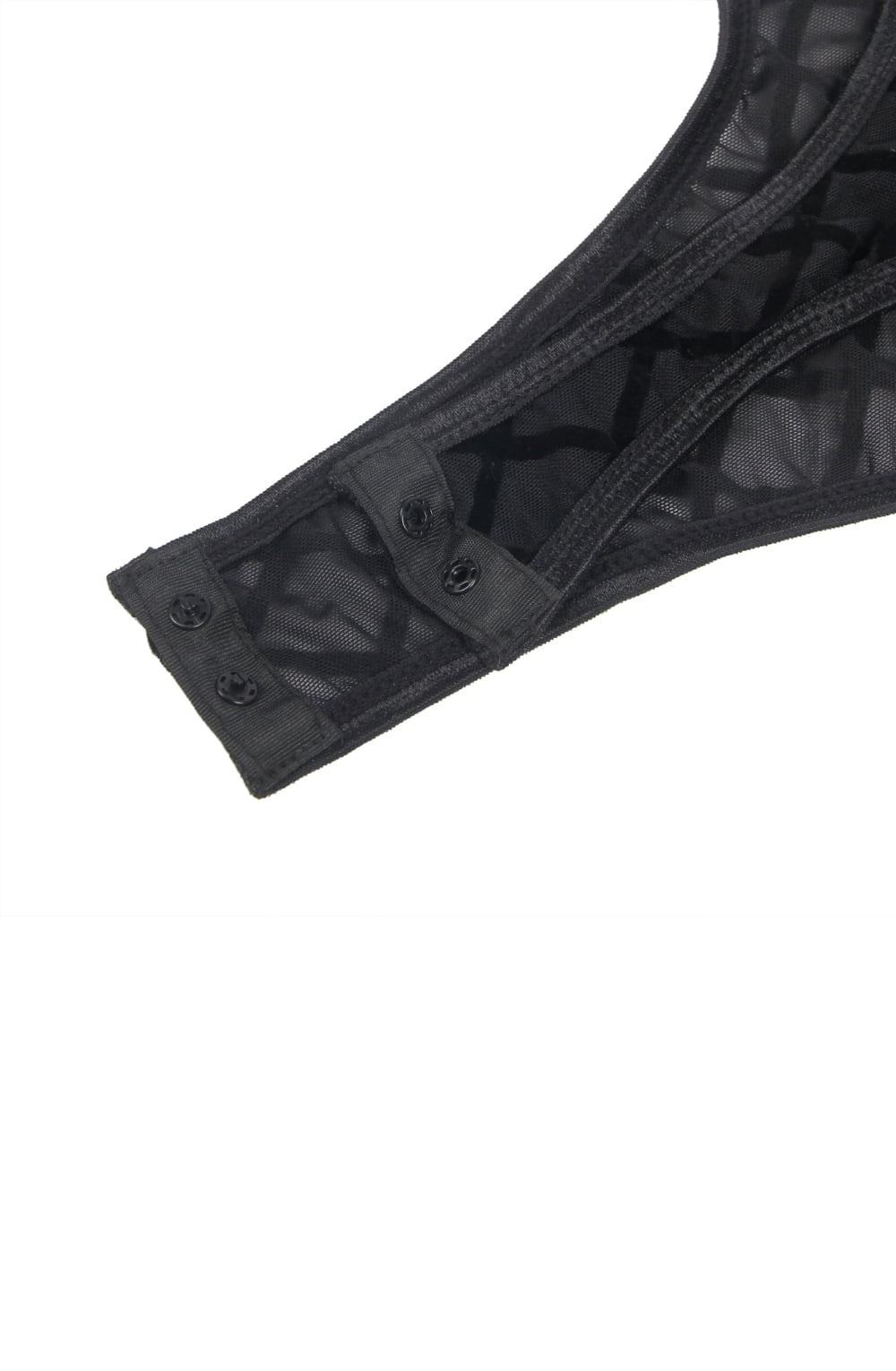 YesX YX846 Black Bodysuit – Bodies, view 5 of 19