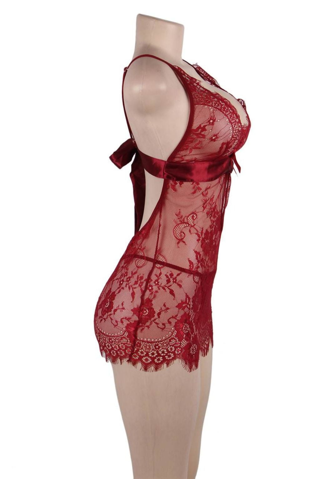 YesX YX855 Chemise Hot Red – Chemises, view 7 of 9