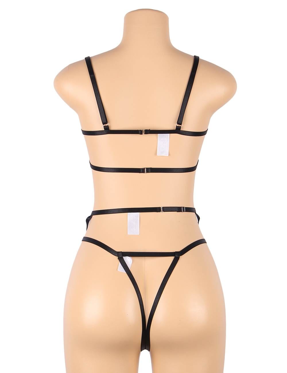 YesX YX867 3 Piece Bra Set – Lingerie Sets, view 3 of 9