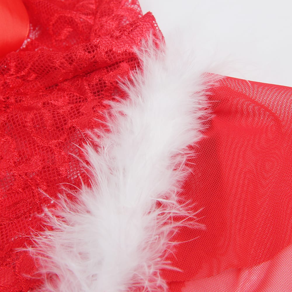 YesX YX874Q Christmas Sexy Halter Neck Teddy Up To 4XL – Bodies, view 9 of 10