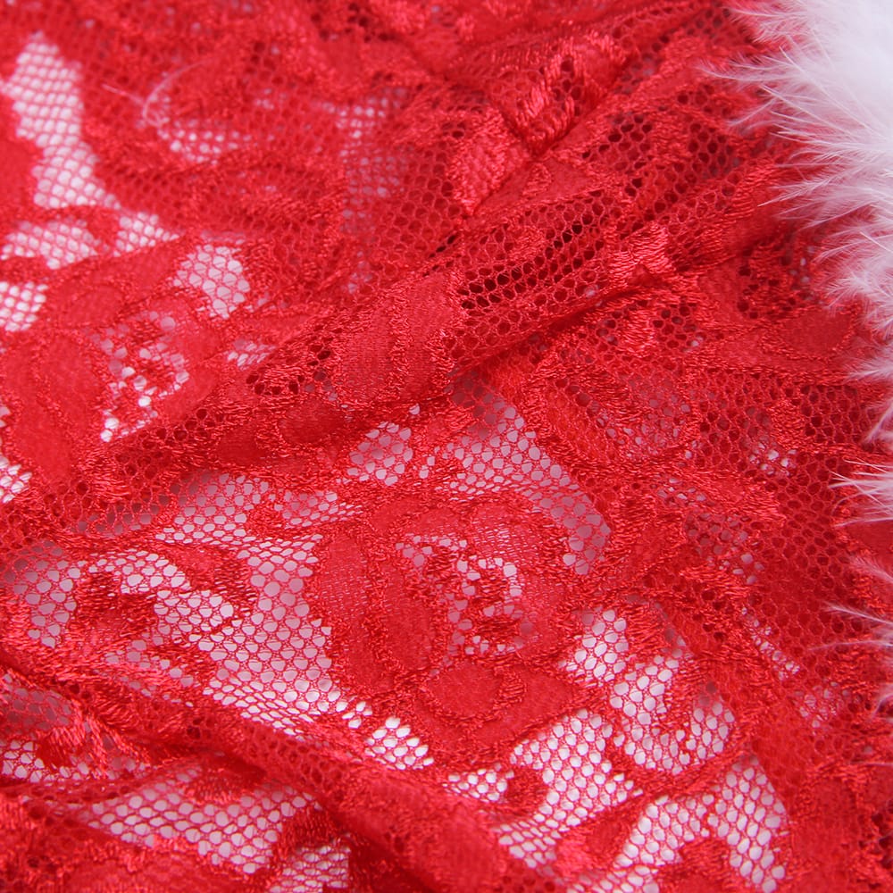 YesX YX874Q Christmas Sexy Halter Neck Teddy Up To 4XL – Bodies, view 7 of 10