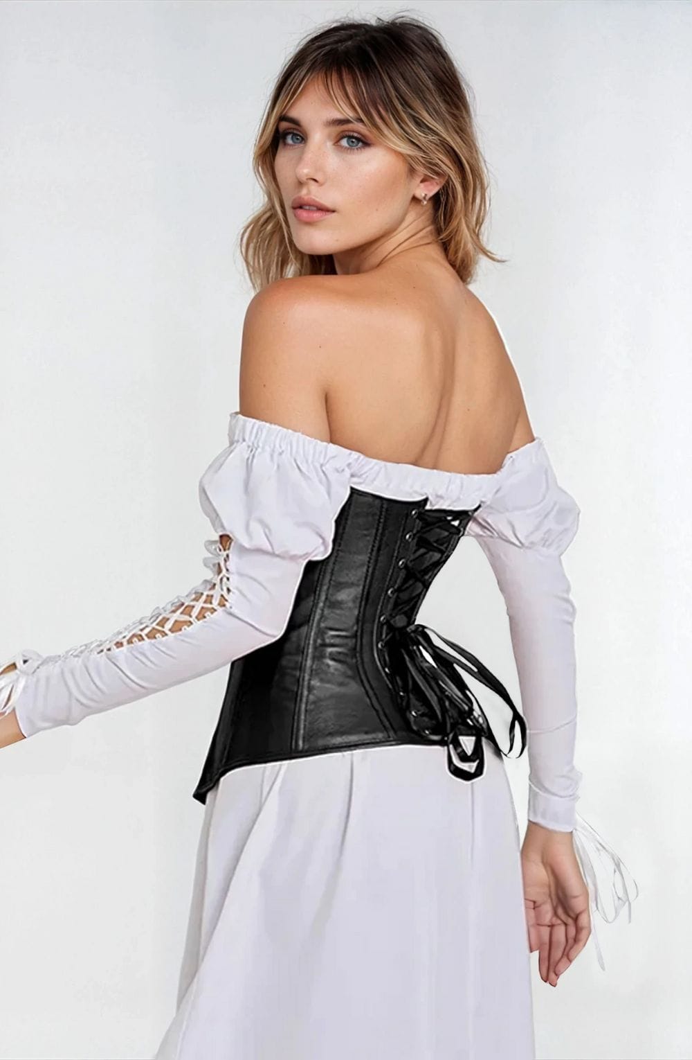 YesX YX888 Stunning Black Corset Up to 4XL – Corsets, view 11 of 13