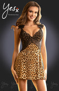YesX YX989 Babydoll Leopard – Babydolls, view 1 of 4