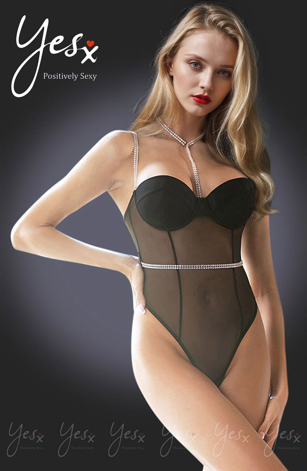 YesX YX992 Bodysuit Black – Bodies, view 1 of 7
