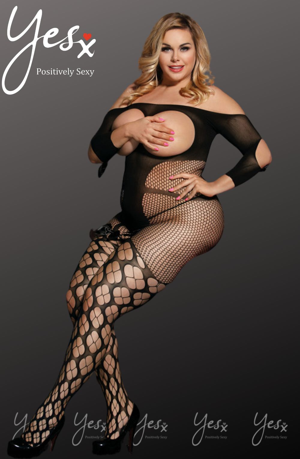 YesX YX815Q Bodystocking up to 5XL – Bodystocking, view 3 of 4