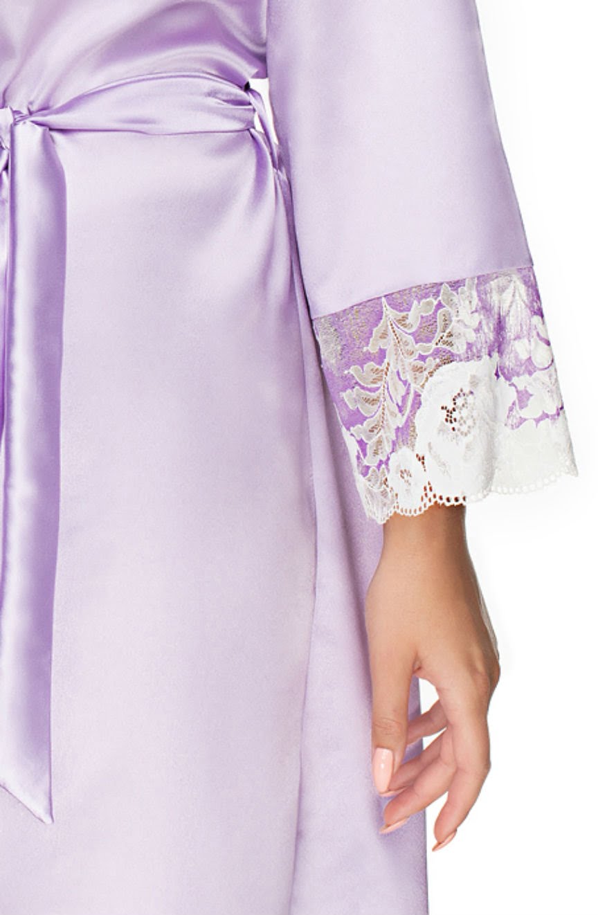 Irall Andromeda Dressing Gown Lavender – Nightwear, view 3 of 5