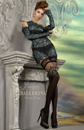 Ballerina 221 Hold Up Nero/Lurex (Black) – Hosiery