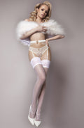 Ballerina 588 White Hold Ups – Hosiery, view 1 of 2