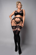 Ballerina 595 Black/Skin Hold Ups Plus – Hosiery