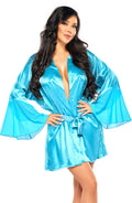 Beauty Night BN6659 Marlene Peignoir Turquoise – Nightwear, view 1 of 9