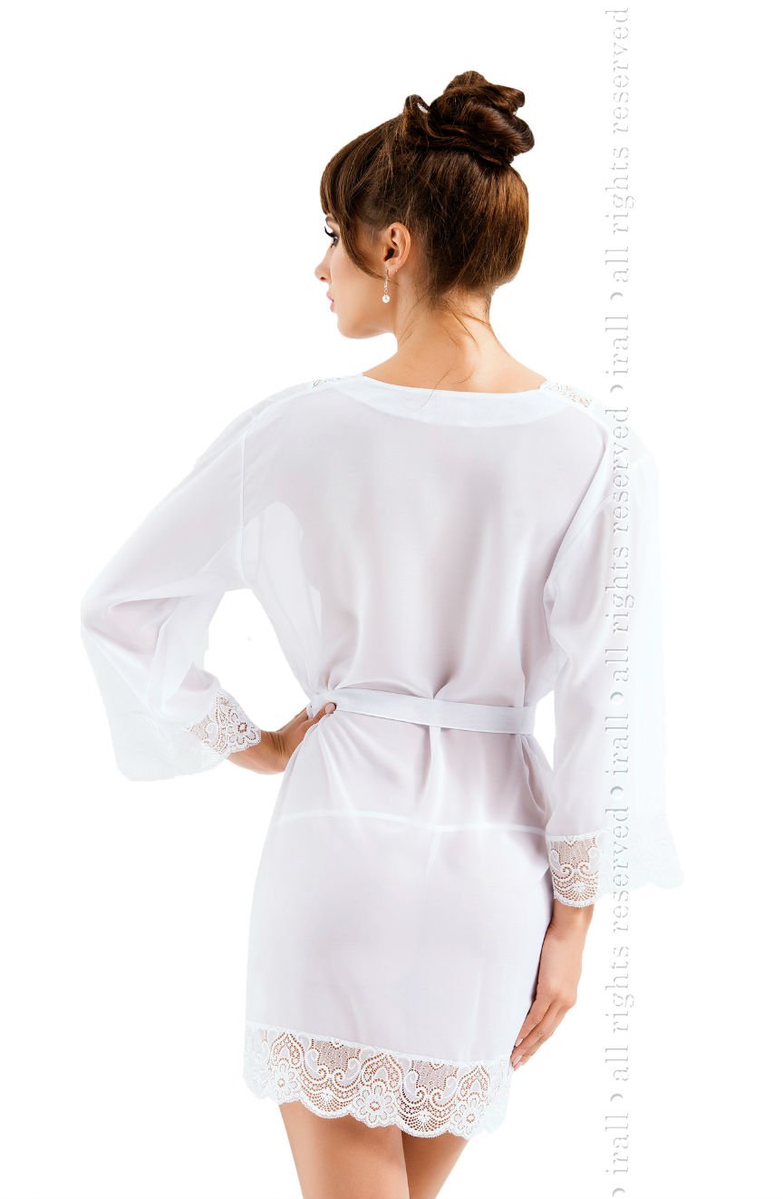 Cassidy Dressing Gown White – Nightwear, view 4 of 4
