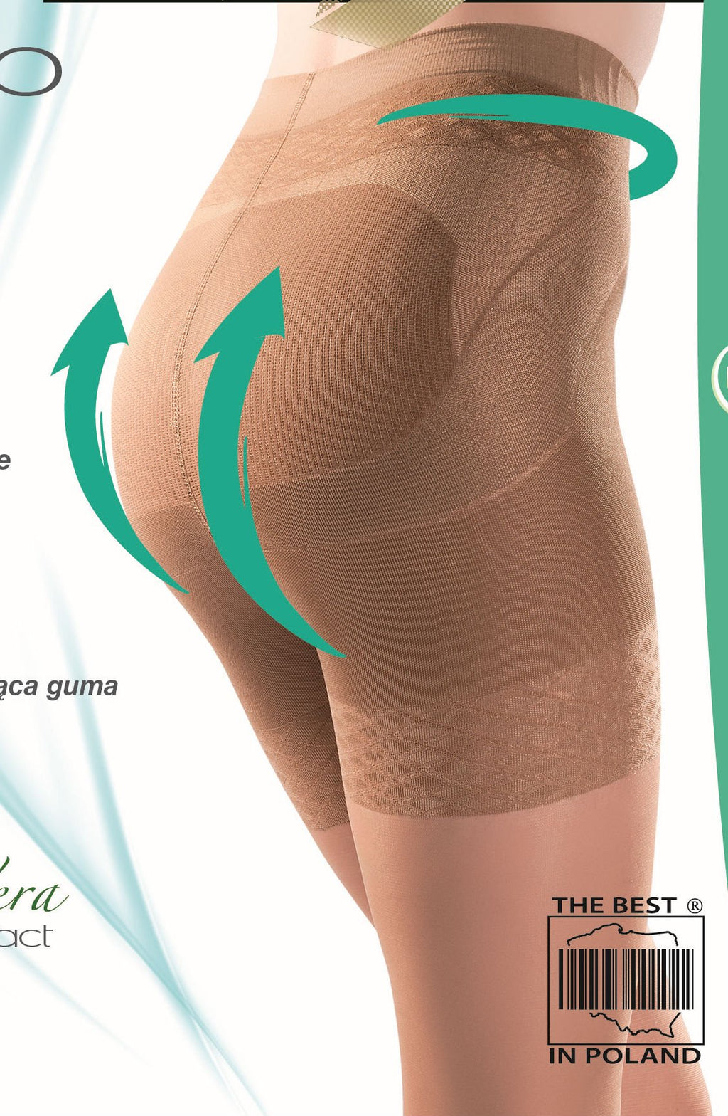 Gabriella Classic Push Up 127 Tights Beige – Hosiery, view 2 of 4