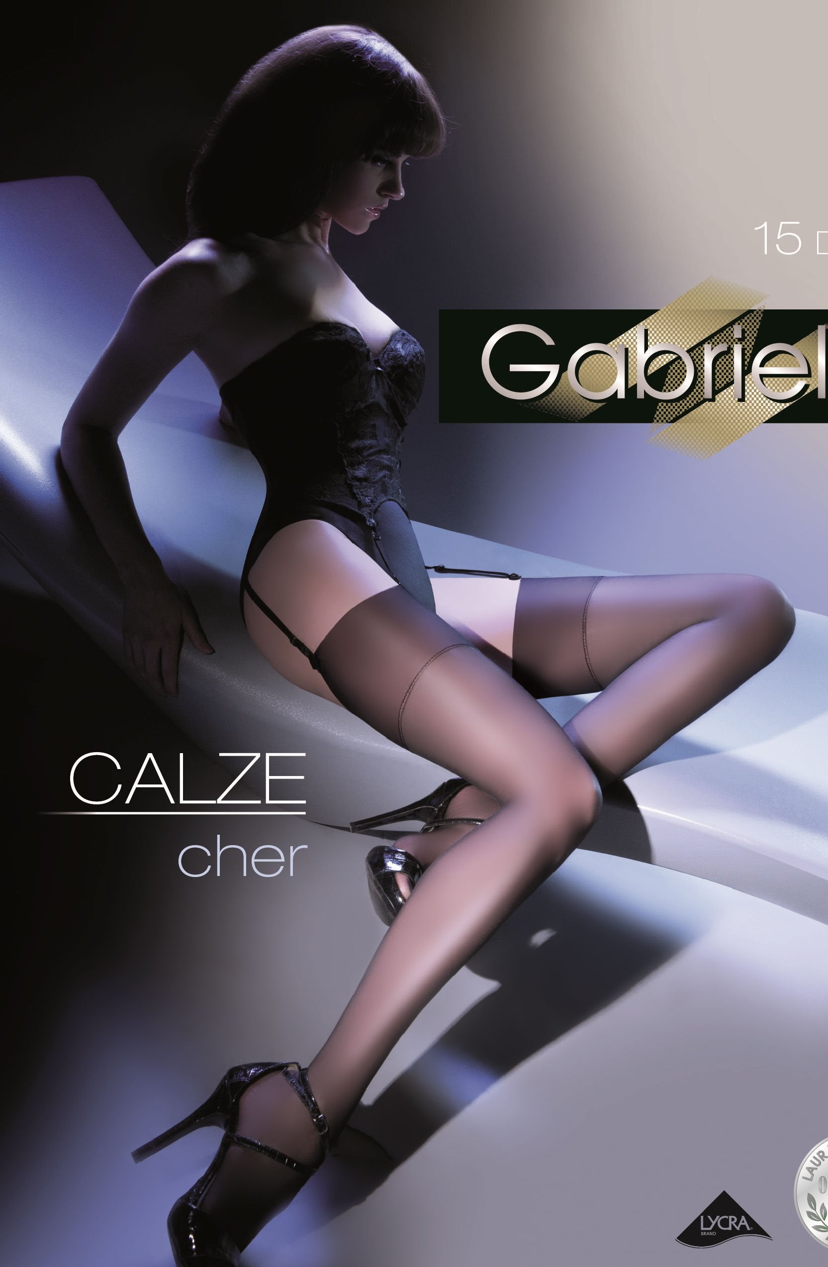 Gabriella Cher Stockings 226 Black – Hosiery, view 2 of 3